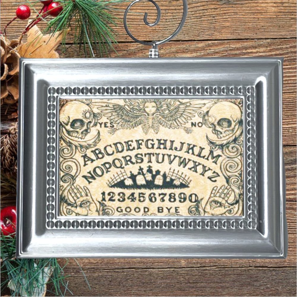 Ouija Spirit Board Christmas Tree Ornament